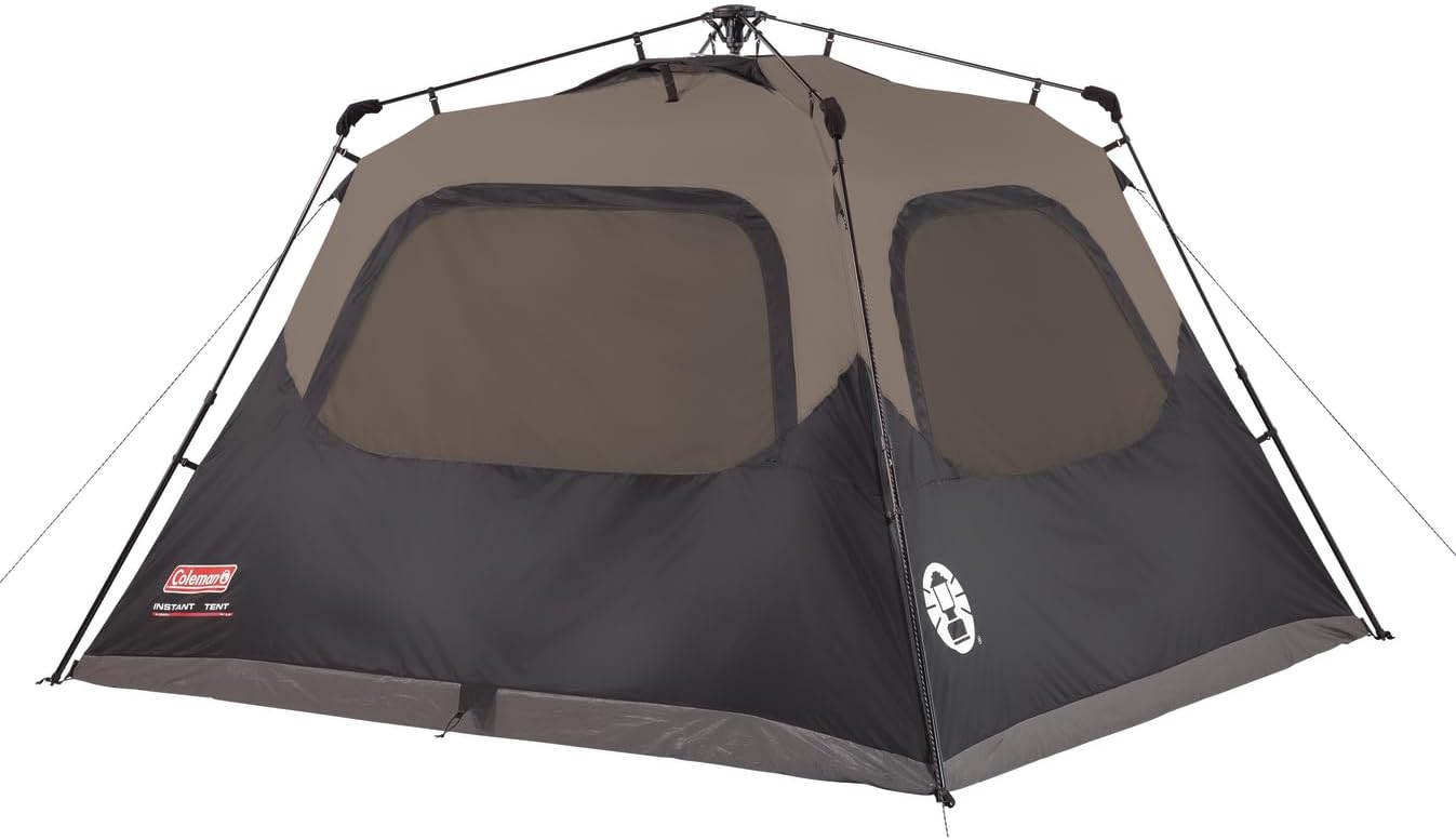 Coleman Instant Tent with 1-Minute Setup, 10-Person Tent with Pre-Attached Poles, Air Vent, & Carry Bag - Image 2