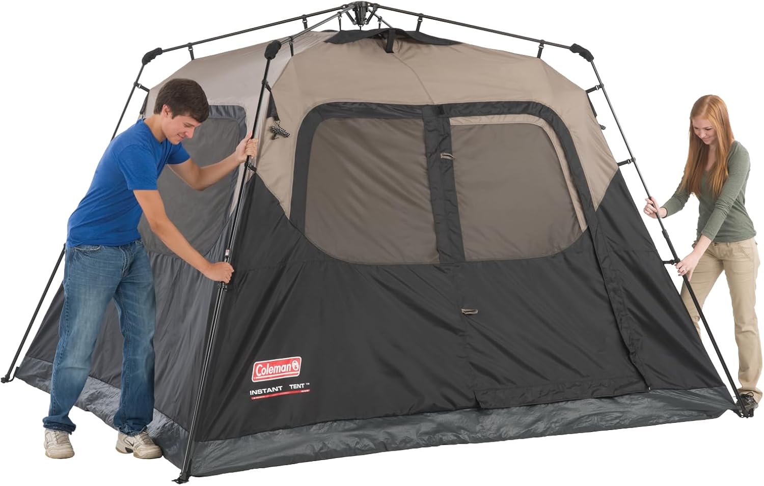 Coleman Instant Tent with 1-Minute Setup, 10-Person Tent with Pre-Attached Poles, Air Vent, & Carry Bag - Image 7